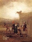 Francisco Goya Strolling Players Germany oil painting artist